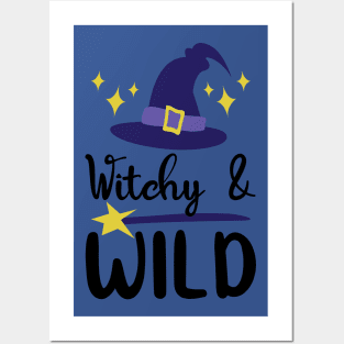 Halloween Witch wild Posters and Art